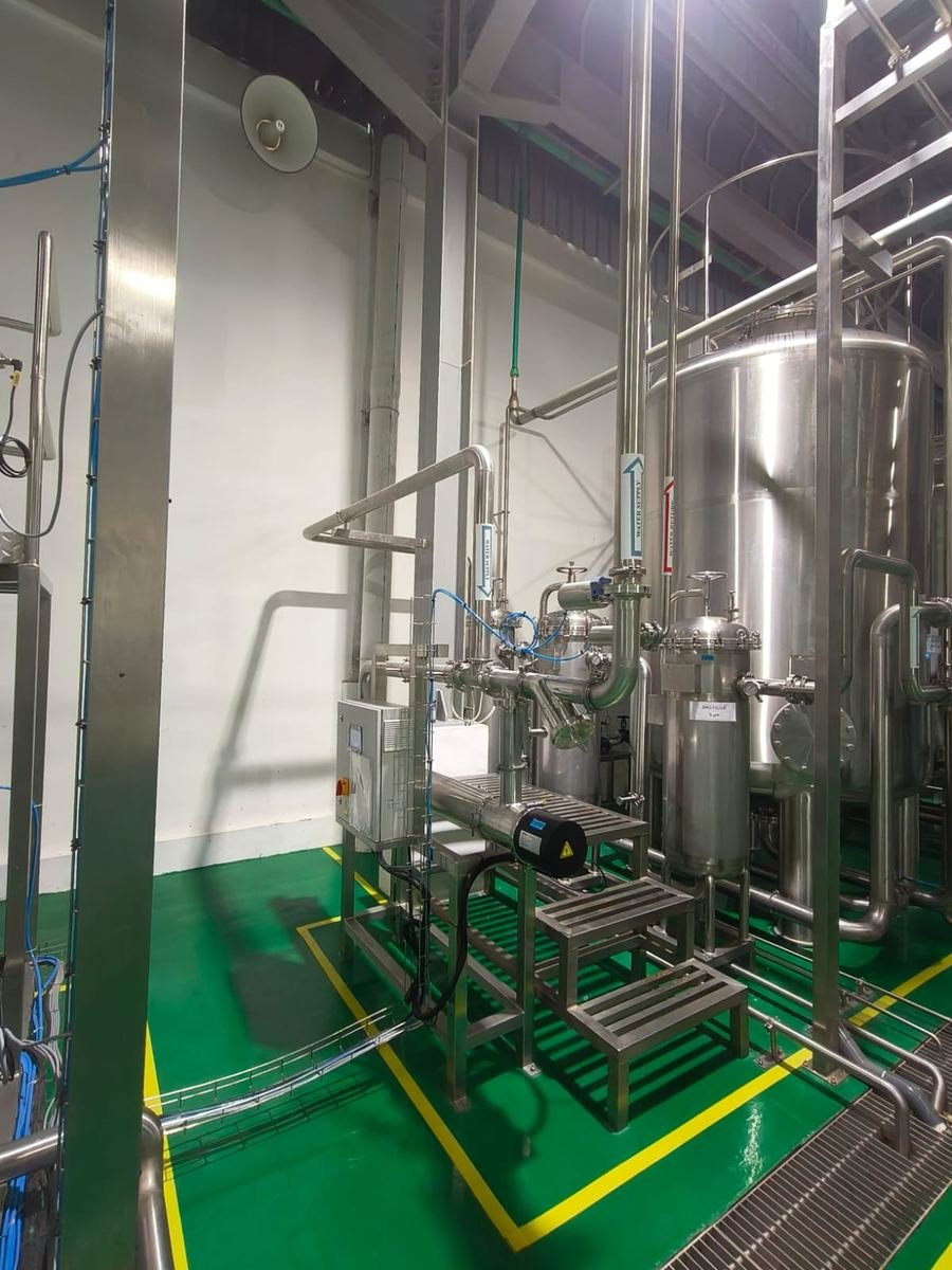 Instalasi Piping Stainless Steel — Ruang Produksi