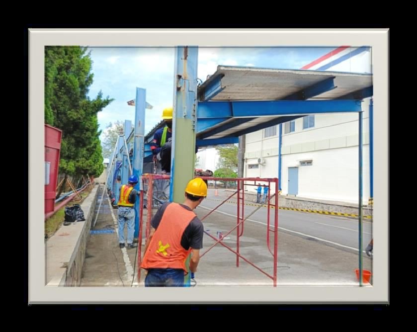 Repainting H-Beam